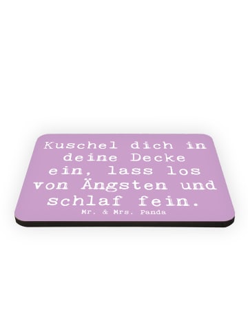 Mr. & Mrs. Panda magnet Spruch Alleine schlafen lernen mit Spruch in Lavendeltraum
