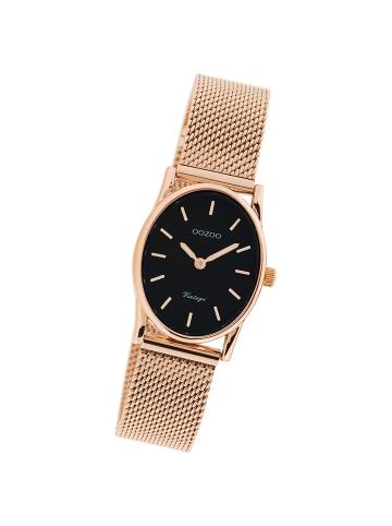 Oozoo Analog-Armbanduhr Oozoo Vintage Series rosegold extra groß (ca. 22,5x28mm)
