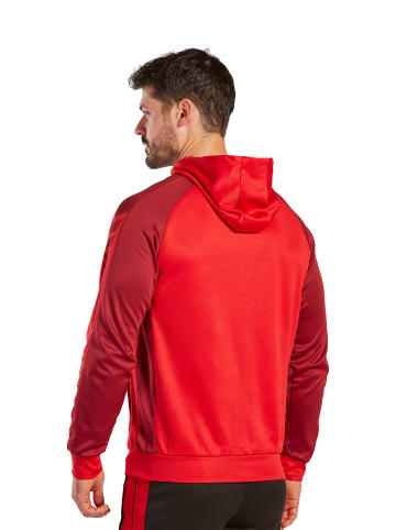 erima Herren Six Wings Trainingsjacke mit Kapuze in rot/bordeaux