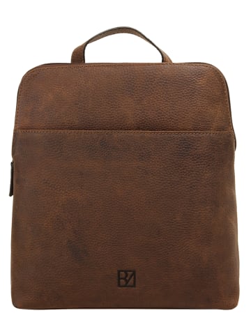 Bodenschatz Rucksack echt Leder in cognac