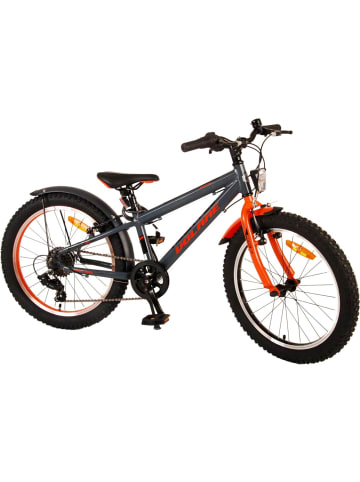 Volare Kinderfahrrad Rocky 20 Zoll Kinderrad in Grau Orange 6 Gang Fahrrad 6 Jahre