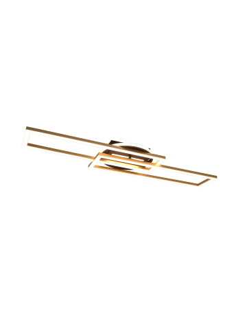 Licht-Erlebnisse Deckenlampe EEK D (B)24.5 x (L)90.5 x (H)8.5 cm in Messing