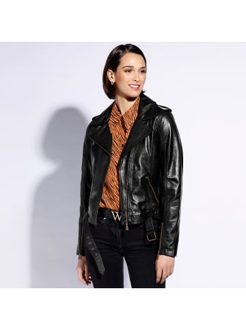 Wittchen Stylish leather jacket, woman in Black