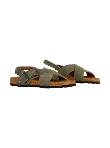 Terre de Marins Syrus-Ledersandalen Grün