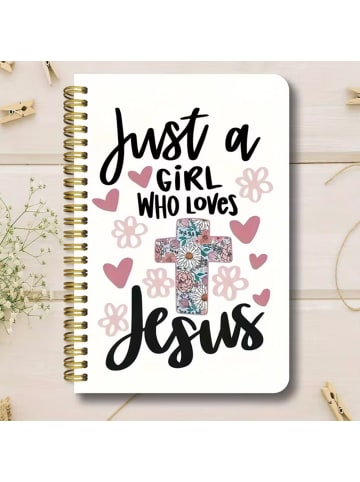 XCOAST Notizblock/Spiralblock – christliches „Jesus“ Design