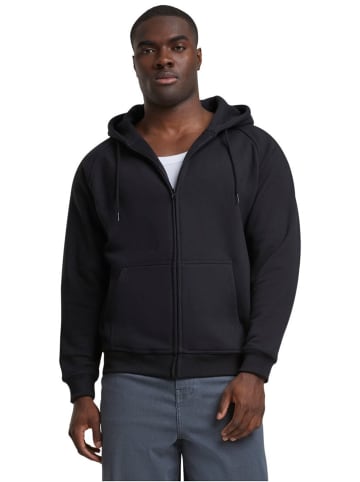 Urban Classics Sweatshirt ZIP HOODY in Schwarz
