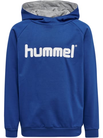 Hummel Hummel Cotton Kapuzenpullover Hmlgo Multisport Kinder Atmungsaktiv in TRUE BLUE