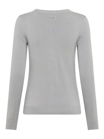 Laura Scott Strickjacke in grau-mel