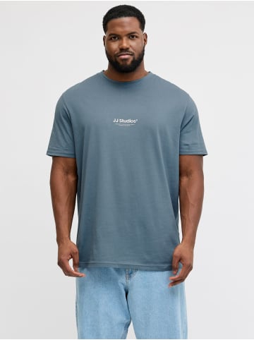 JACK & JONES PLUS T-shirt in Blue Mirage