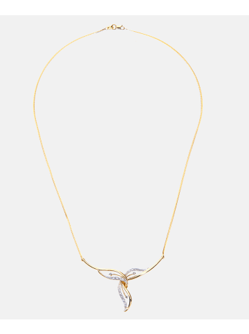 Diamant L'éternel Halskette aus 375 Gelbgold mit Diamant