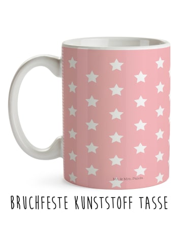 Mr. & Mrs. Panda Plastikbecher Einhorn Dankeschön mit Spruch in Rot Pastell