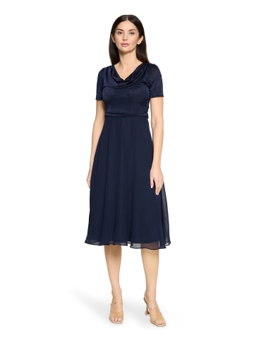 Vera Mont Cocktailkleid im Glitzer-Look in Patch Dark Blue/Dark Blue
