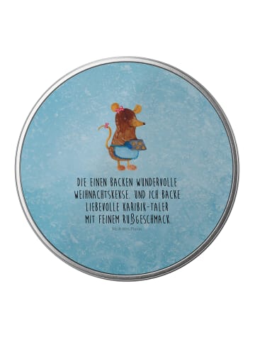 Mr. & Mrs. Panda Kaffeedose Maus Kekse mit Spruch in Eisblau
