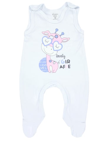 TupTam Baby Mädchen Strampler mit Aufdruck Spruch 3er Pack in rosa/weiß