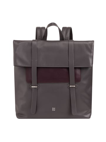 DuDu Rucksack Leder 36 cm anthracite