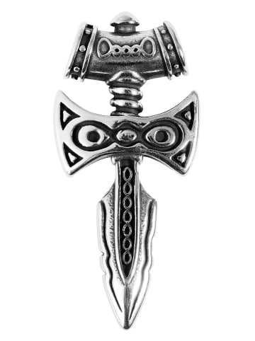 Adeliás Unisex Anhänger aus Edelstahl in silber