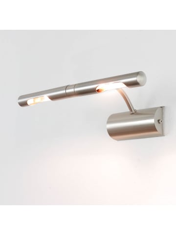 Licht-Erlebnisse Wandlampe (B)30 x (H)10 cm in Chrom matt