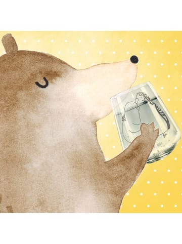 Mr. & Mrs. Panda Glas Wellensittich Liebe ohne Spruch in Transparent