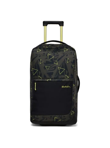 Satch Flow - 2-Rollen-Trolley M 65 cm (pure jade green) in geo storm