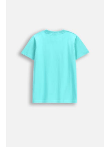 Coccodrillo T-Shirt mit kurzen Ärmeln in türkis