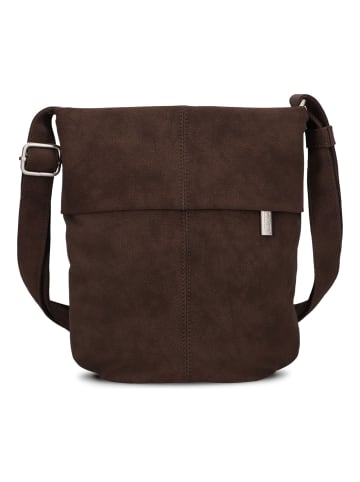Zwei Mademoiselle.M Umhängetasche 22 cm nubuk espresso