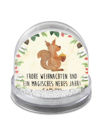 Mr. & Mrs. Panda wasserkugel Eichhörnchen Weihnachten mit Spruch in Naturpapier