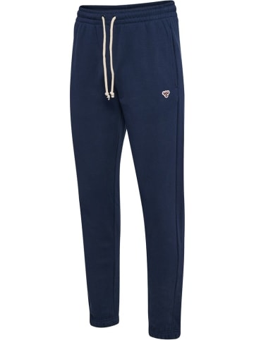 Hummel Sporthose "Hmlregular Sweatpant Bee" in Blau