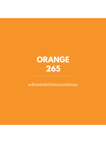 Mr.Sandman Spannbetttuch Fein Jersey de luxe 120 - 130 x 200 cm in orange