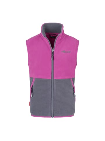 Trollkids Fleeceweste Kjerag in fresh berry/graphite