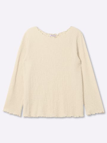 sheego Langarm-Shirt in champagner