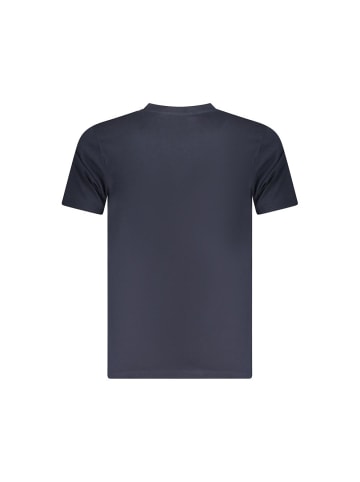 cavalli CLASS Blaues Baumwoll-T-Shirt