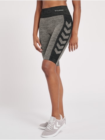 Hummel Leggings Hmlclea Multisport Damen in CHATEAU GRAY/BLACK MELANGE