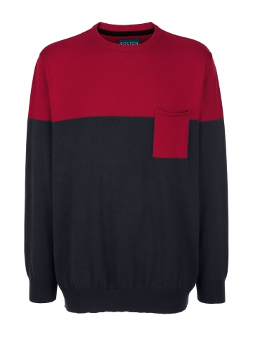 Boston Park Pullover in dunkel rot