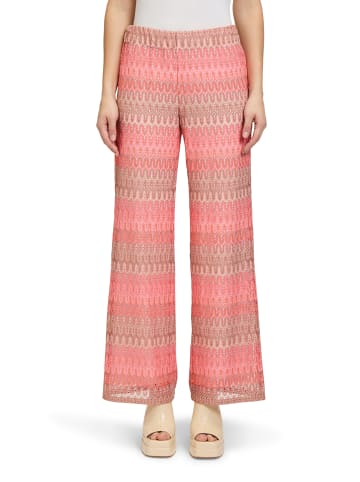 CARTOON Sommerhose mit weitem Bein in Rosa/Taupe