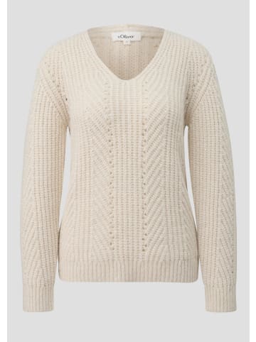 s.Oliver Strickpullover in 81W9_beige