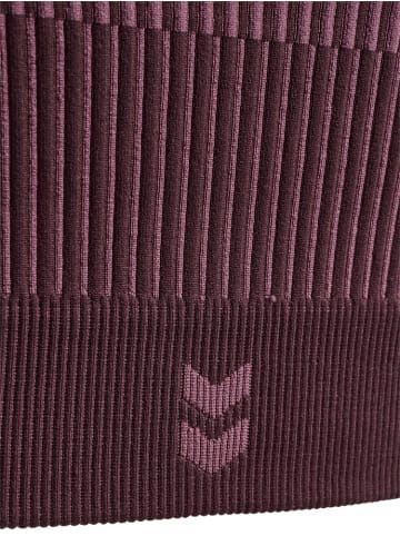 Hummel Sport-BH "Yoga Seamless Low Support Bra" in Braun