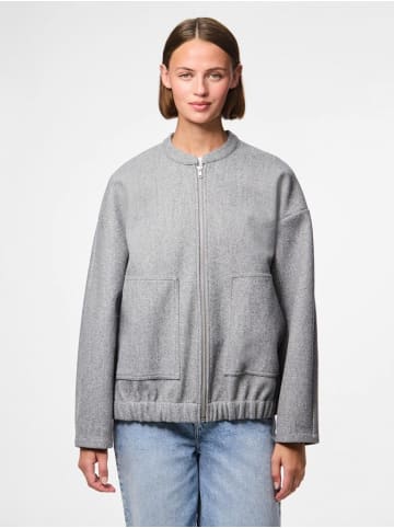 Pieces Jacke in Light Grey Melange