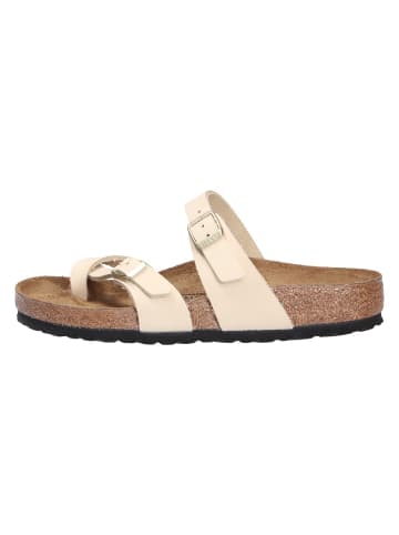 Birkenstock Tieffußbett Pantolette in beige