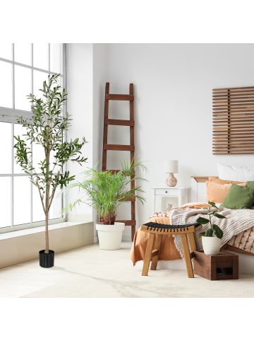 relaxdays Olivenbaum künstlich in Grün/ Braun - 120 cm