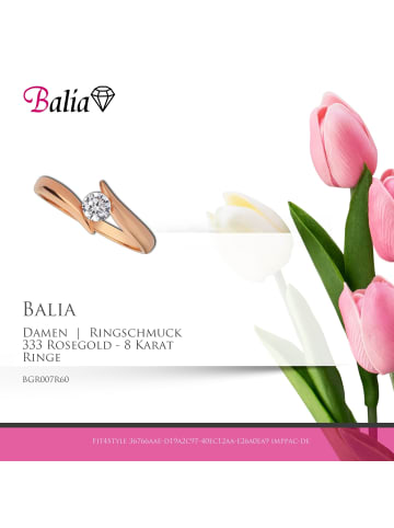 BALIA Ring Gold 333 Rosegold - 8 Karat Big rose Größe 60 (19,1)