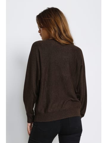 CULTURE Strickpullover CUannemarie Oversize fit in Demitasse Melange
