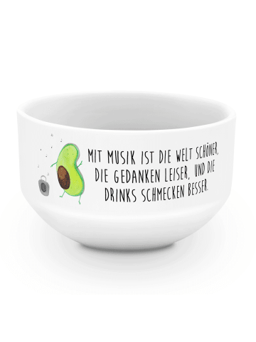 Mr. & Mrs. Panda Müslischale Avocado Tanzen mit Spruch in Weiß