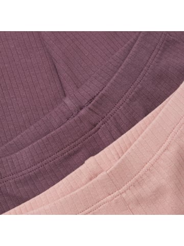 Minymo Kinder Leggings "Leggings (2-pack)" in Rosa
