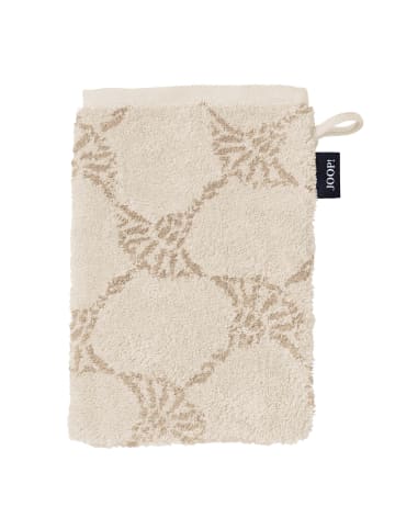 JOOP! Waschlappen 1er Pack in Creme