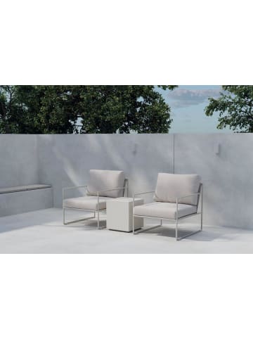 ebuy24 Lounge-Set Lissabon (3-teilig) Beige 40 x 40 cm