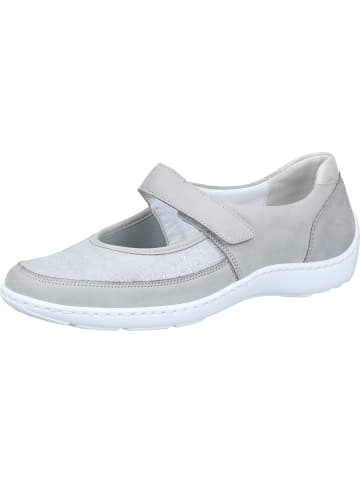 WALDLÄUFER Slipper in stein/stein/silber