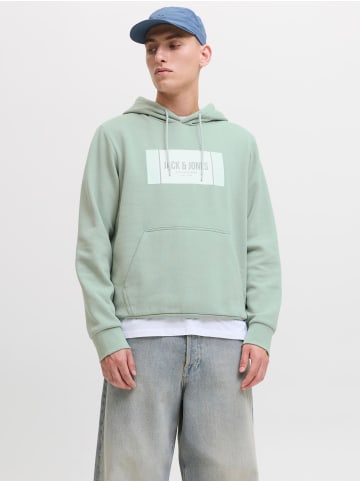 Jack & Jones Kapuzenpullover in Iceberg Green