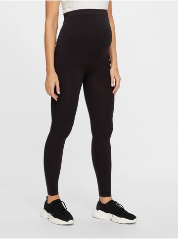 mama licious Umstands Leggings Bauch Yoga Hose für Schwangere in Schwarz