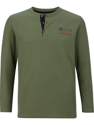 Jan Vanderstorm Langarmshirt IVOR in oliv
