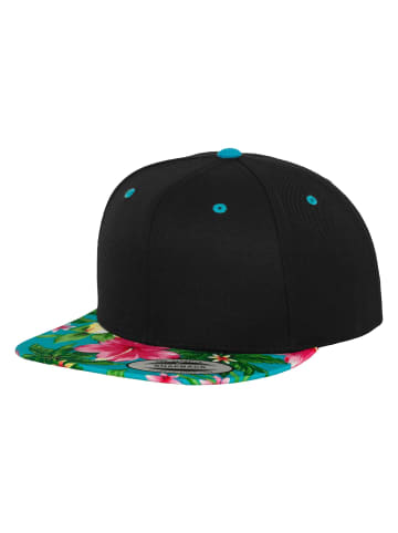  Flexfit Snapback in blk/aqua